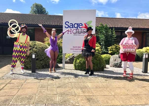Sage House staff 'Dress up 4 Dementia' SUS-200607-145416001