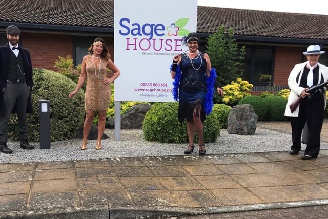 Sage House staff 'Dress up 4 Dementia' SUS-200607-145340001