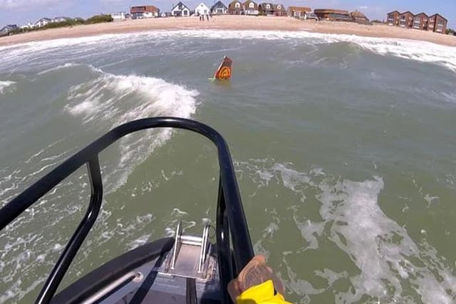 Selsey's lifeboat crew searched for a surfer