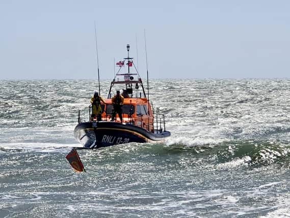 Selsey's lifeboat crew searched for a surfer