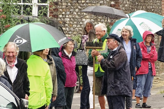 Dozens gathered to commemorate one of Chichester Canal’s key volunteers, Malcolm Maddison, on Tuesday, June 30