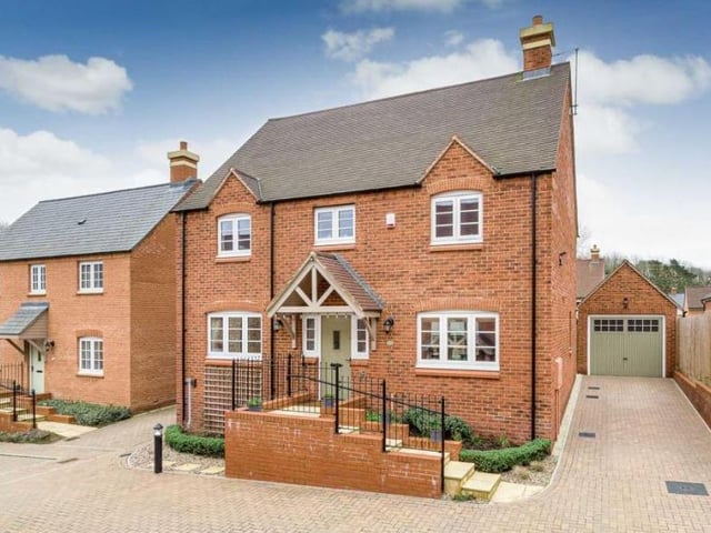Redhouse Drive, TOWCESTER Fancy something a little bit more up to date? How about thisfour-bedroom detached property, conveniently close to Sponne School? The interior of this property comprises; Entrance hall, lounge, dining room/family room, kitchen, utility room and cloakroom. On the first floor there is a master bedroom with en suite, a further three double bedrooms and a family bathroom. Outside is a south facing rear garden with decked and patio areas perfect for entertaining and to the front of the property a large block paved driveway providing off road parking for multiple cars leading to a single garage. This property really does need to be top of your viewing list to fully appreciate the accommodation on offer. Marketed by Homes on Web, Milton Keynes