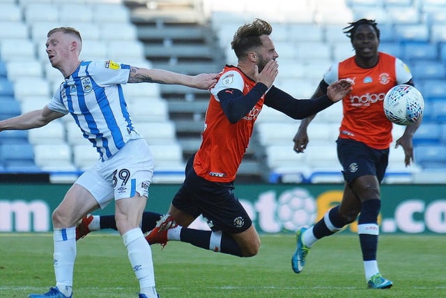 Deserved first start since lockdown after his performance in midweek and he was part of a fine team performance for the Hatters. Good in possession allowed Luton to keep hold of the ball denying Huddersfield any real late pressure.