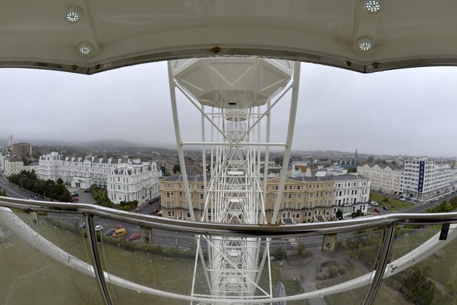 The Big Wheel on Western Lawns, Eastbourne (Photo by Jon Rigby) SUS-200907-170329008