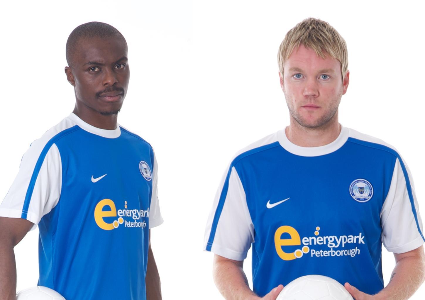 Popular former Posh players Gaby Zakuani (left) and Grant McCann.