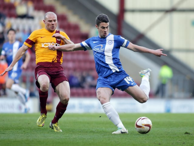 TOMMY ROWE: Scored the crucial opening goal in Posh's 3-0 win over Huddersfield in the League One play-off final at Old Trafford. Nominated by @JimmyCross87 on Twitter.