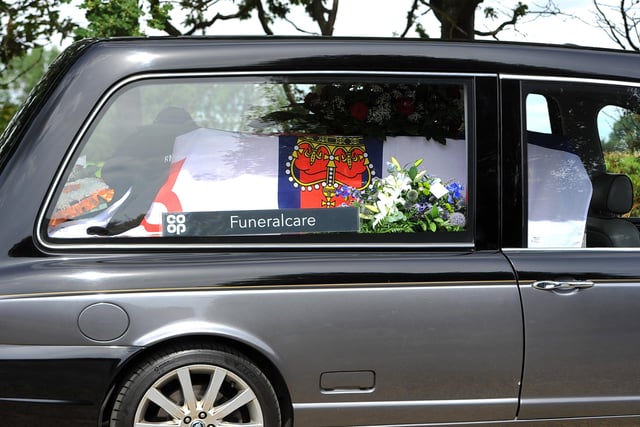 Mike Cole's funeral in Pagham. Pic Steve Robards SR2007141 SUS-200714-111145001