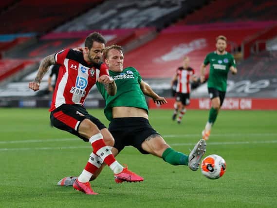 Brighton and Hove Albion battled to a 1-1 draw at Southampton on Thursday night