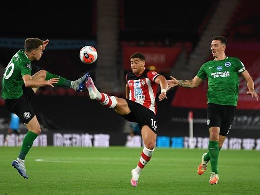 Terrific block from Dunk to deny Ings shortly before the end of the first half and then another to prevent second half sub Che Adams on 61 minutes.