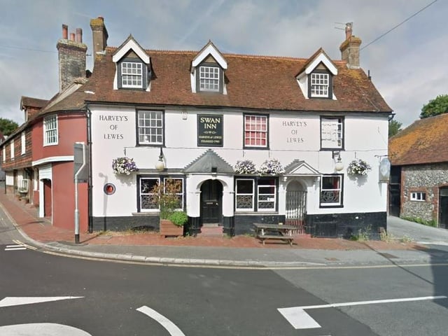 The Swan Inn in Lewes is home to a large, award-winning garden