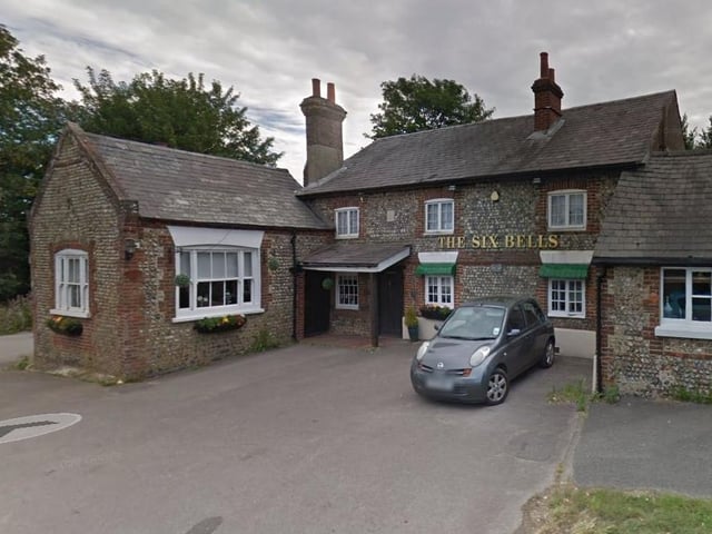 The Six Bells in Lyminster is an old coaching inn with a traditional garden ideal for dining