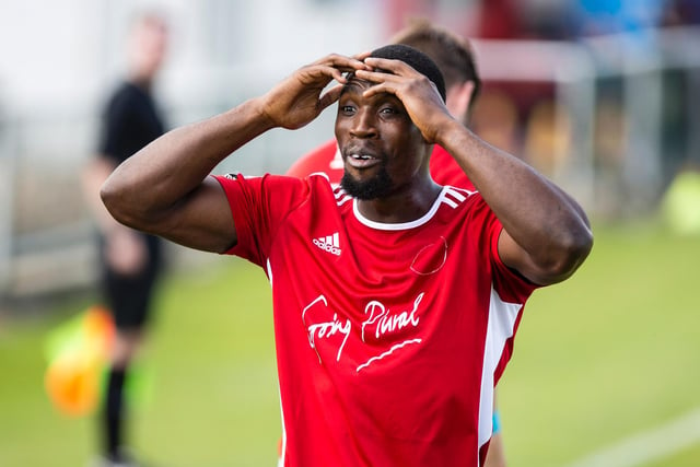 Lee Ndlovu's reaction told the story after he'd seen his team-mate Shane Byrne score from inside his own half