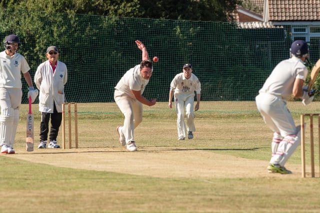 Action from Aldwick CC v Middleton Academy at the Felpham Oval / Picture: Tommy McMillan