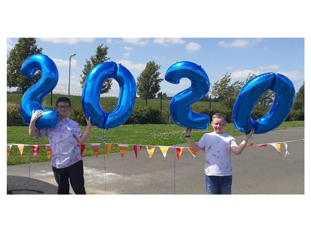 Curtis and William from Corby Primary Academy
