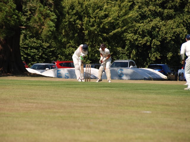 Chris Mole keeping for Cuckfield. Picture by David Reid