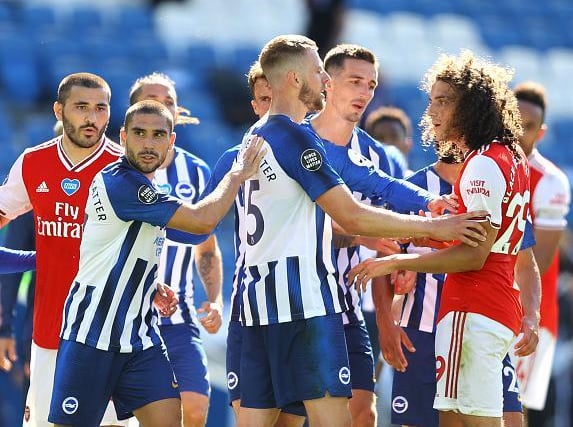 The first match after lockdown and an empty Amex saw Pepe open the scoring for the Gunners with a fine strike. Lewis Dunk levelled from close range before Maupay, who was a menace to Arsenal all afternoon, scored a well-taken winner with seconds remaining. This feisty victory saw Albion to a double over Arsenal