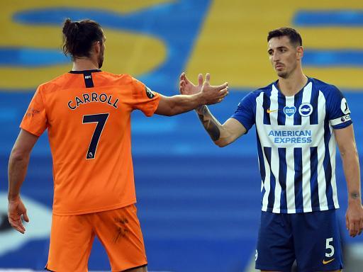 "Not a match to bring the crowds back," was how Steve Bruce described this dour affair but nobody at Albion really cared. A 14th draw of the season against the Geordies was enough to confirm Brighton's top flight status for a fourth consecutive season.