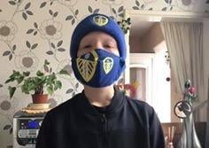 Diane Greenie shared this photo of her 10-year-old son in his mask