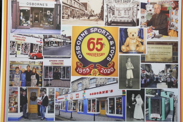 The anniversary jigsaw featuring photos of the shop