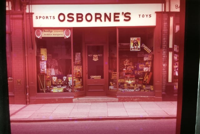 The original shop in the 1950s