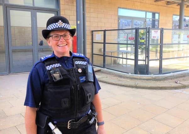 Maria Barraclough who began her new role as a PCSO in Hastings 3 weeks early (along with her whole cohort of fellow trainees across the force) early to support the community response to Covid-19