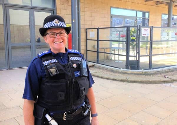 Maria Barraclough who began her new role as a PCSO in Hastings 3 weeks early (along with her whole cohort of fellow trainees across the force) early to support the community response to Covid-19