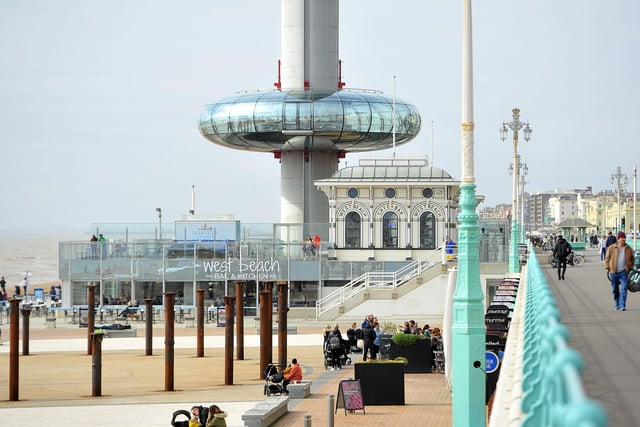 Escape to the sky with a flight 450ft up to take in Brighton's best view. Pic Steve Robards