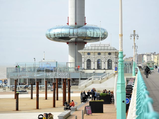 Escape to the sky with a flight 450ft up to take in Brighton's best view. Pic Steve Robards