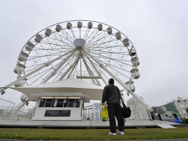 The Big Wheel on Western Lawns, Eastbourne (Photo by Jon Rigby) Worthing and Littlehampton also have big wheels this summer