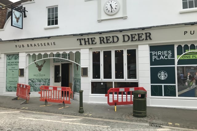 The Red Deer, pictured ahead of its opening
