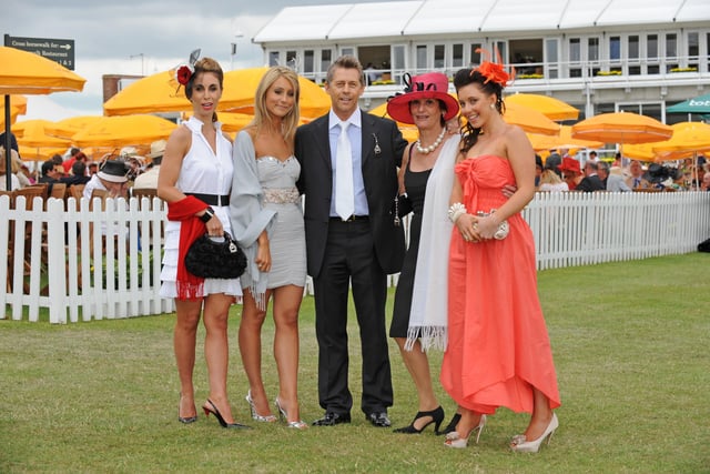 Ladies Day 2010: 
Nikki Thomas, daughter Sophie Wood, husband Stephen Thomas, mother Val James and Val's grand daughter Amy Fenton. 
Picture: Malcolm Wells