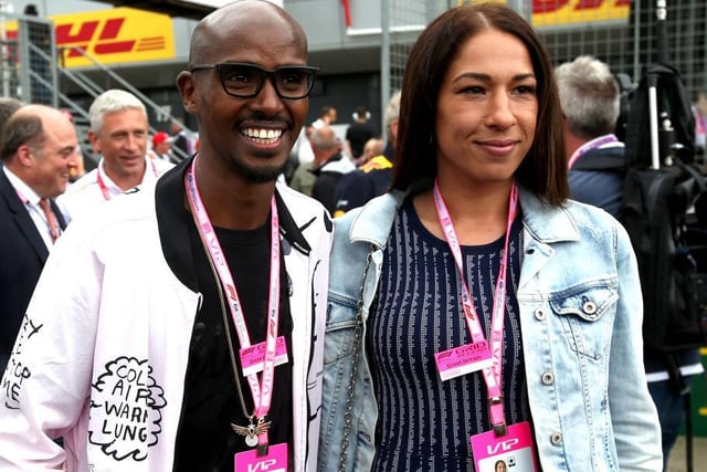 Olympic legend Sir Mo Farah and his wife Tania. Photo: Getty Images