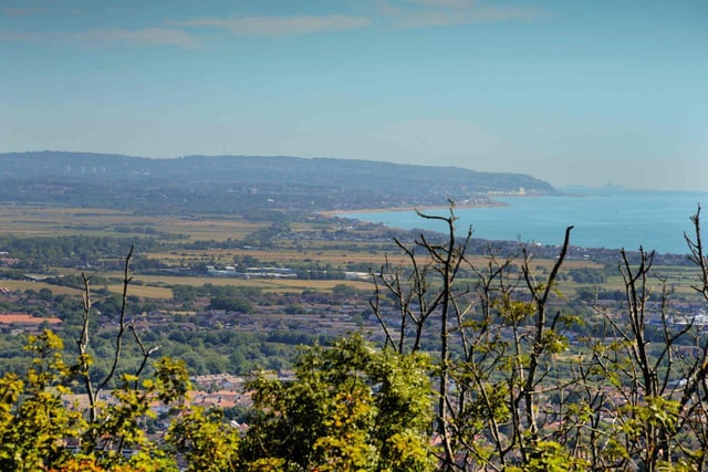 View from Butts Brow towards St Leonards and Hastings