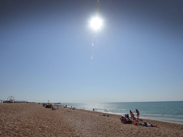 Hastings beach, 31/7/20 SUS-200731-112451001