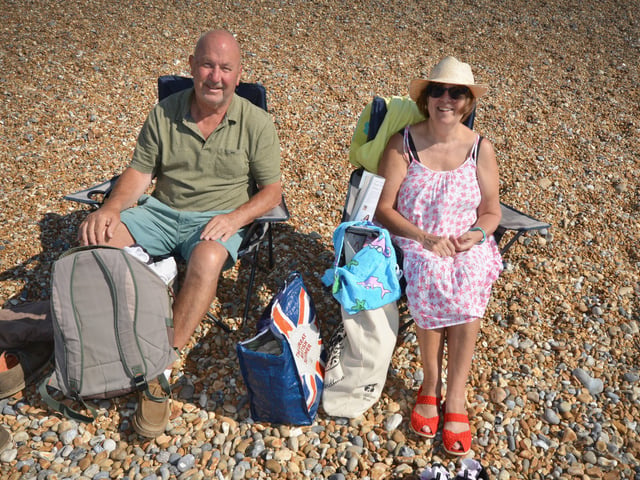 Hastings beach, 31/7/20 SUS-200731-112411001
