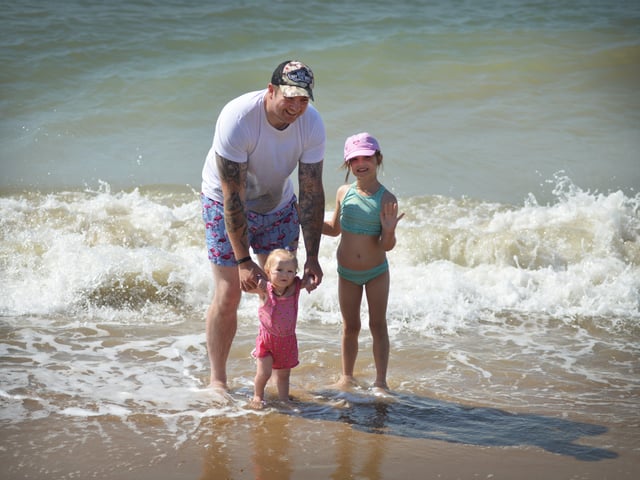 Hastings beach, 31/7/20 SUS-200731-112345001