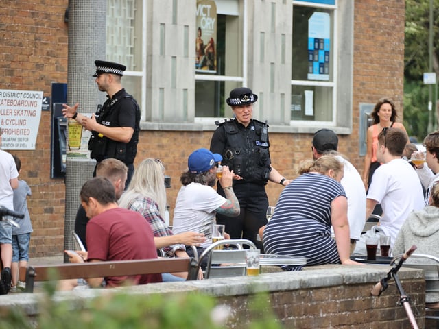 Sussex Police day of action in Worthing, Shoreham and Southwick. Picture: Eddie Mitchell SUS-200108-123620001