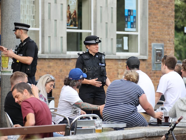 Sussex Police day of action in Worthing, Shoreham and Southwick. Picture: Eddie Mitchell SUS-200108-123511001