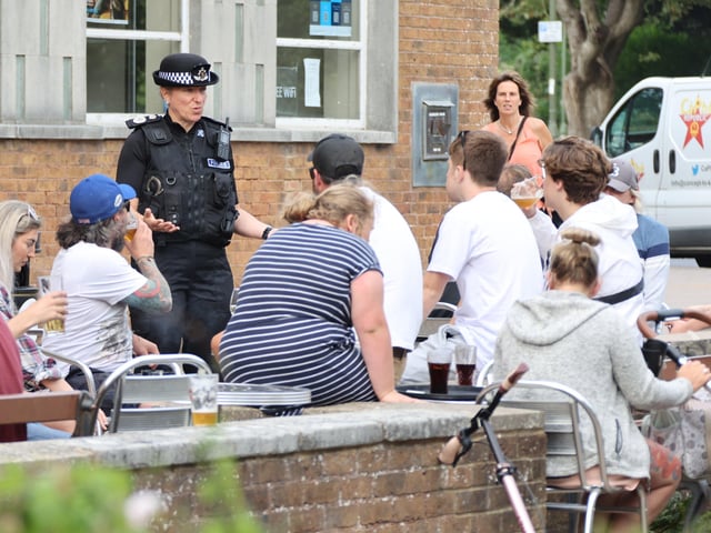 Sussex Police day of action in Worthing, Shoreham and Southwick. Picture: Eddie Mitchell SUS-200108-123557001