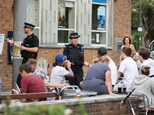 Sussex Police day of action in Worthing, Shoreham and Southwick. Picture: Eddie Mitchell SUS-200108-123608001