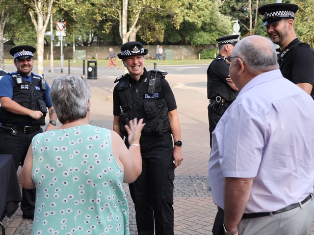 Sussex Police day of action in Worthing, Shoreham and Southwick. Picture: Eddie Mitchell SUS-200108-122852001
