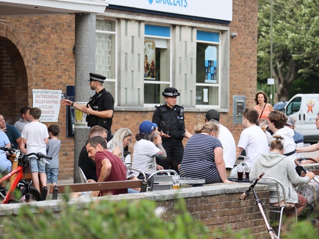 Sussex Police day of action in Worthing, Shoreham and Southwick. Picture: Eddie Mitchell SUS-200108-123533001