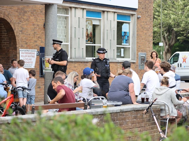 Sussex Police day of action in Worthing, Shoreham and Southwick. Picture: Eddie Mitchell SUS-200108-123545001