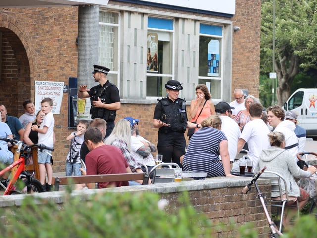 Sussex Police day of action in Worthing, Shoreham and Southwick. Picture: Eddie Mitchell SUS-200108-123157001