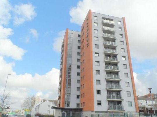 Definitely rooms with a view. This two-bed apartment is on the ninth floor in Crispin Street and on the market with Horts Estate Agents, Northampton, for 87,500