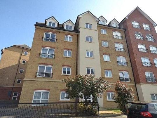 This one-bedroom flat is on the fourth floor of a modern block in St Andrews Street near the town centre. Hobin Roberts, Northampton, have it on their books with a 100,000 price tag