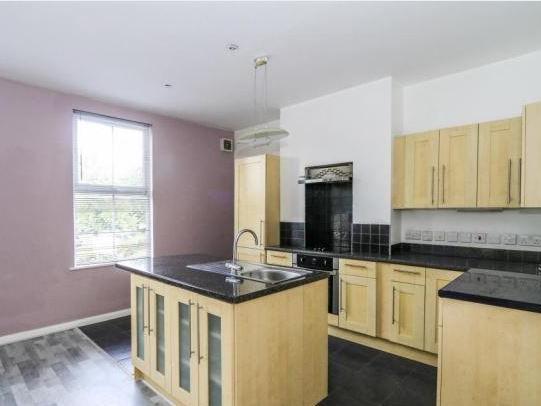 This one-bedroom flat could cost you just 85,000 in Abington Avenue and has a sparkling new kitchen already built in. Connells, Northampton, have the details