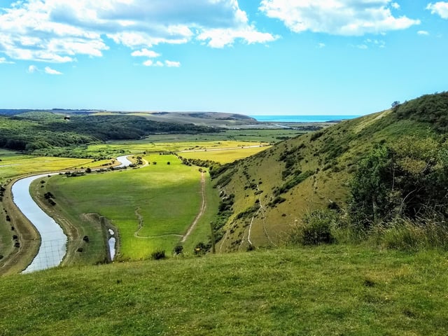 This stunning view of the Cuckmere Valley from High and Over was taken by Rod Evans from Seaford, with a Motorola G6 phone. SUS-200722-111204001