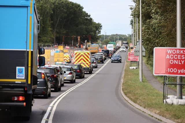 Roadworks ongoing at Polegate for the next year SUS-200608-135121001
