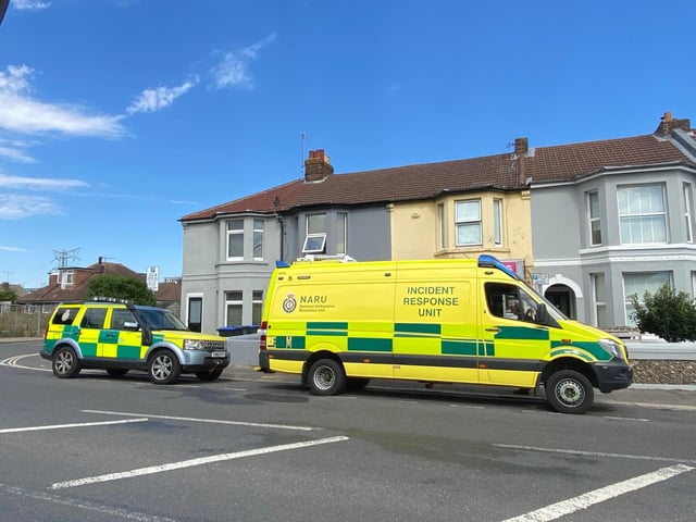 The scene of the search